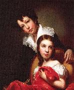 Rembrandt Peale Michaelangelo and Emma Clara Peale Sweden oil painting artist